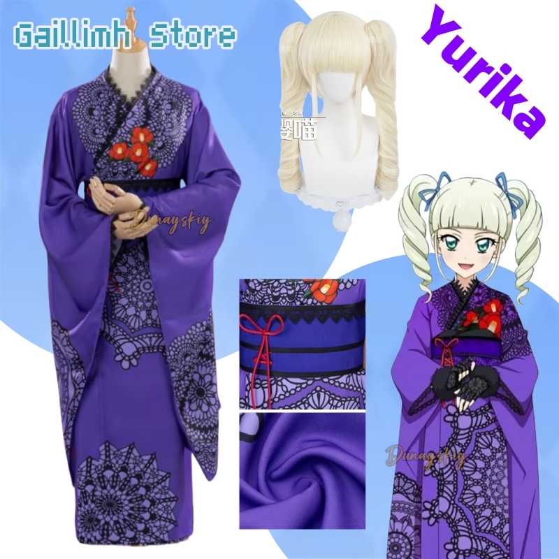 Cosplay Prop Pattern - Айкацу! Юрика Туду Юката кимоно косплей