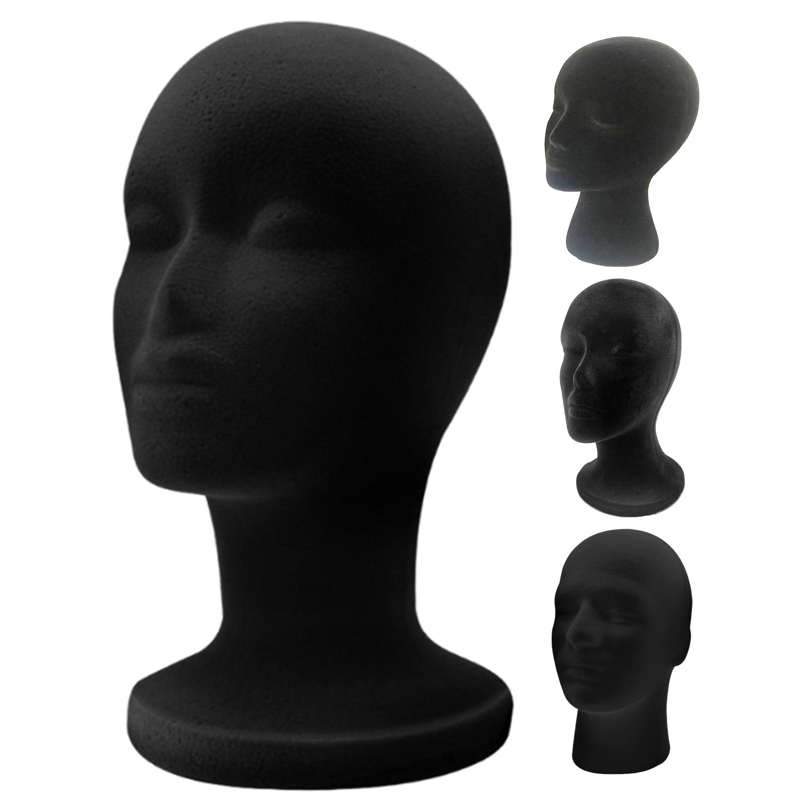 Cosplay Prop Foam - Прочная голова манекена из пенопласта, черный