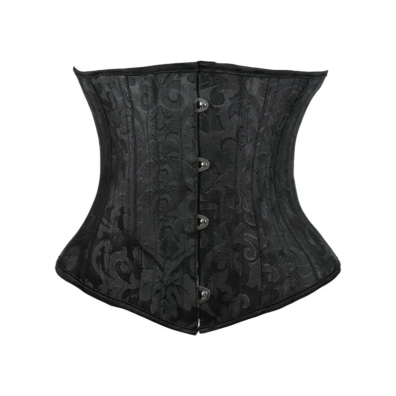 Boning Corset Steel - Белый, черный корсет под грудью, женский
