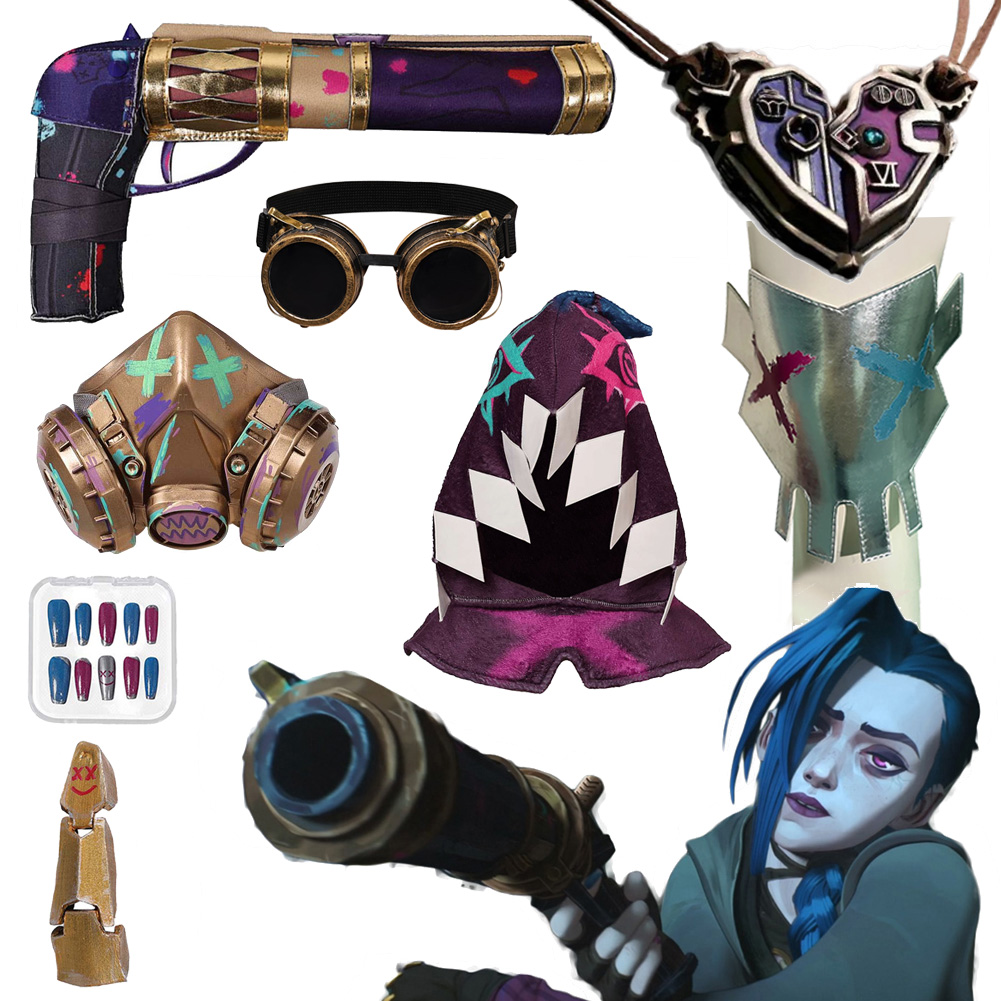 Cosplay Prop Pistol - Необычный пистолет Arcane Jinx с оружием