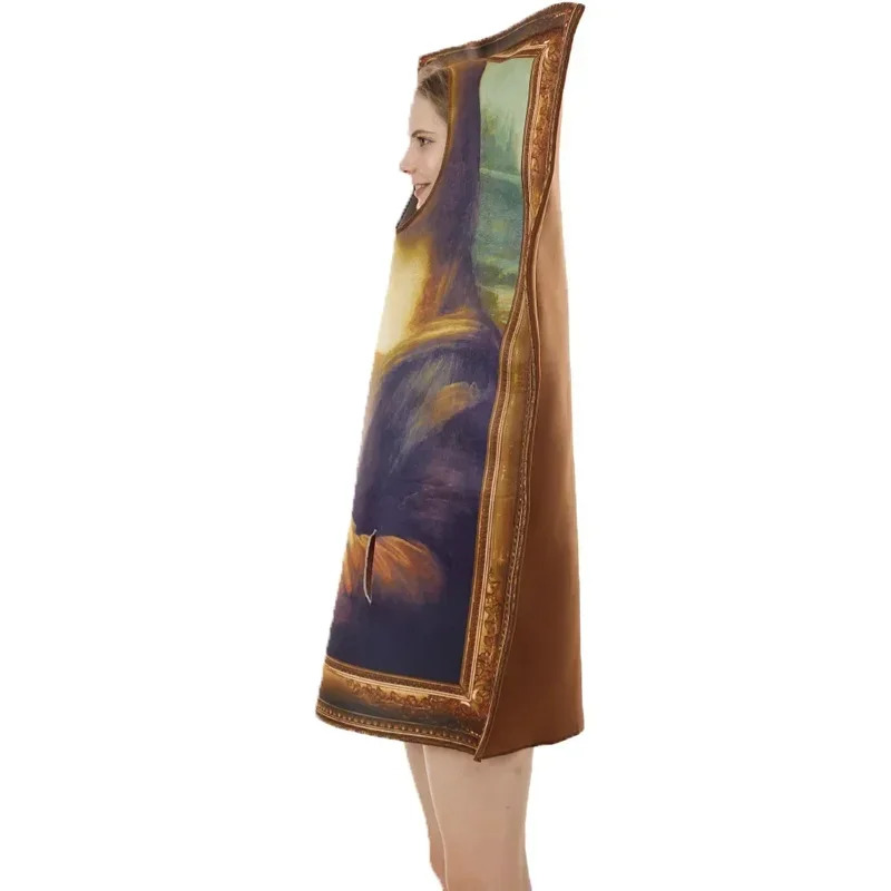 Cosplay Prop Painting - Костюм CyFamous Paintings, Мона Лиза, забавная