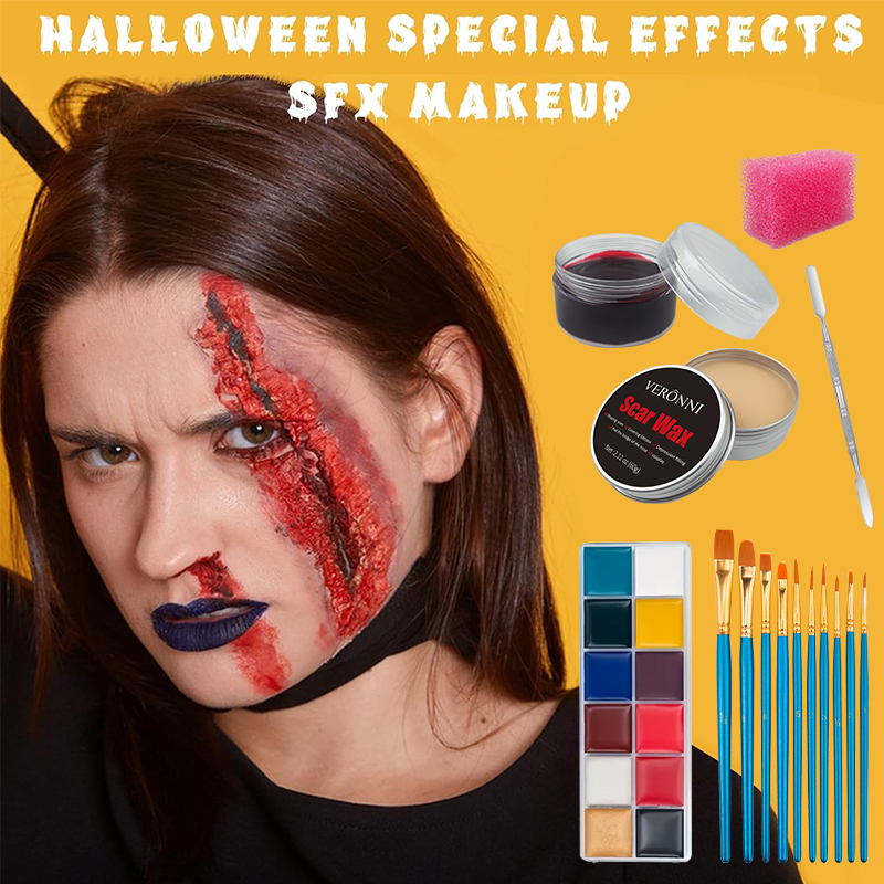 Body Paint Sfx - Набор для макияжа SFX, 12 цветов,