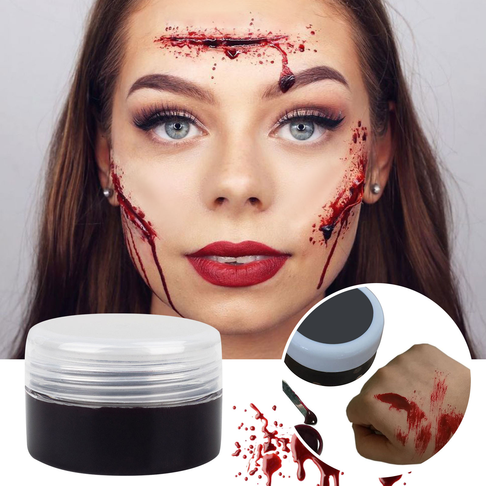 Body Paint Sfx - Макияж для ран, реалистичная искусственная кровь,