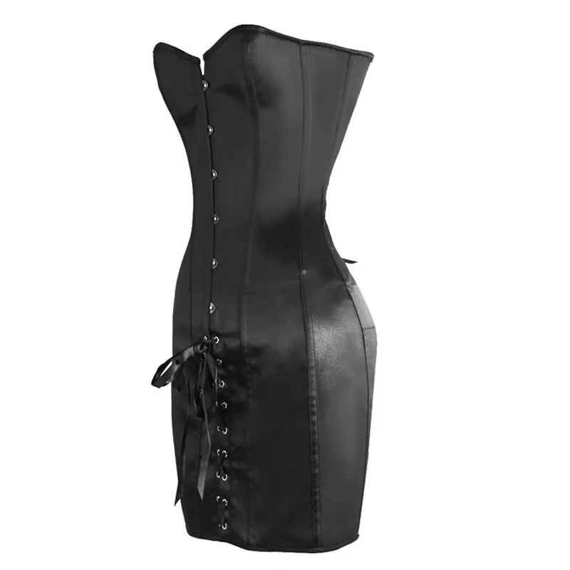 Женское Утягивающее платье-бюс – обзор и цена Boning Corset Steel