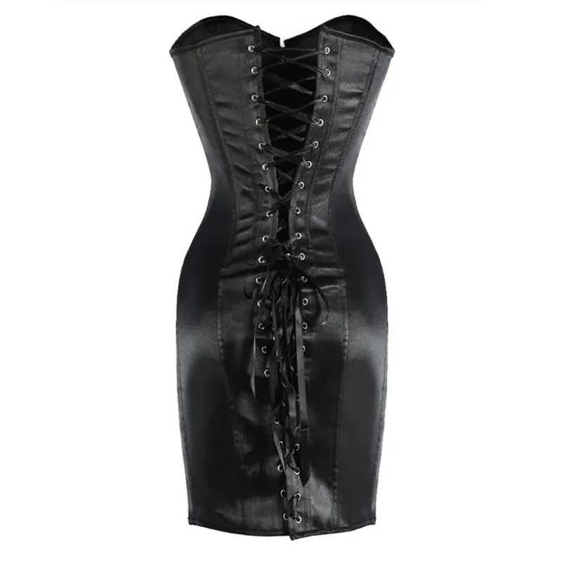 Женское Утягивающее платье-бюс – обзор и цена Boning Corset Steel