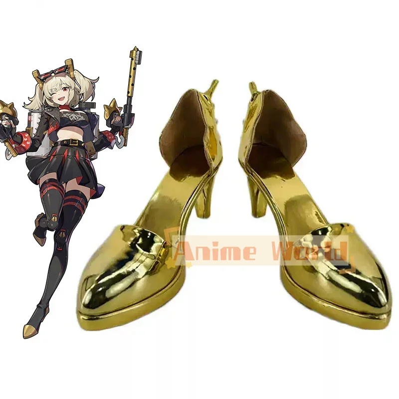 Белые кожаные туфли Zenless Zo – обзор и цена Burnice Cosplay Prop