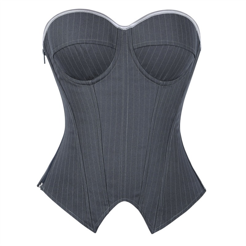 Винтажный полосатый корсет-бюс – обзор и цена Boning Corset Steel