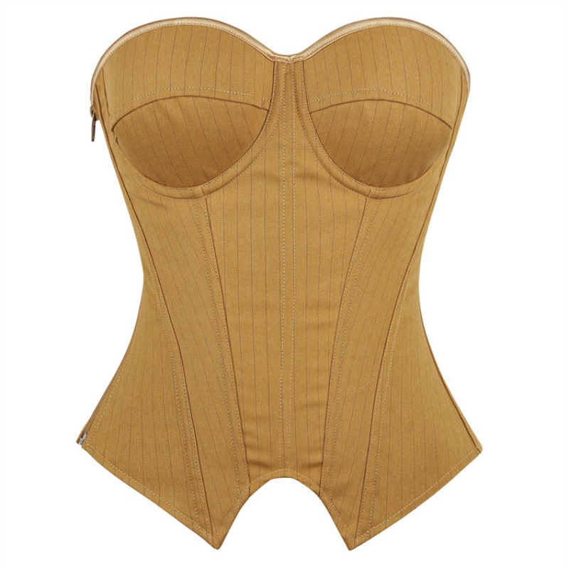 Винтажный полосатый корсет-бюс – обзор и цена Boning Corset Steel