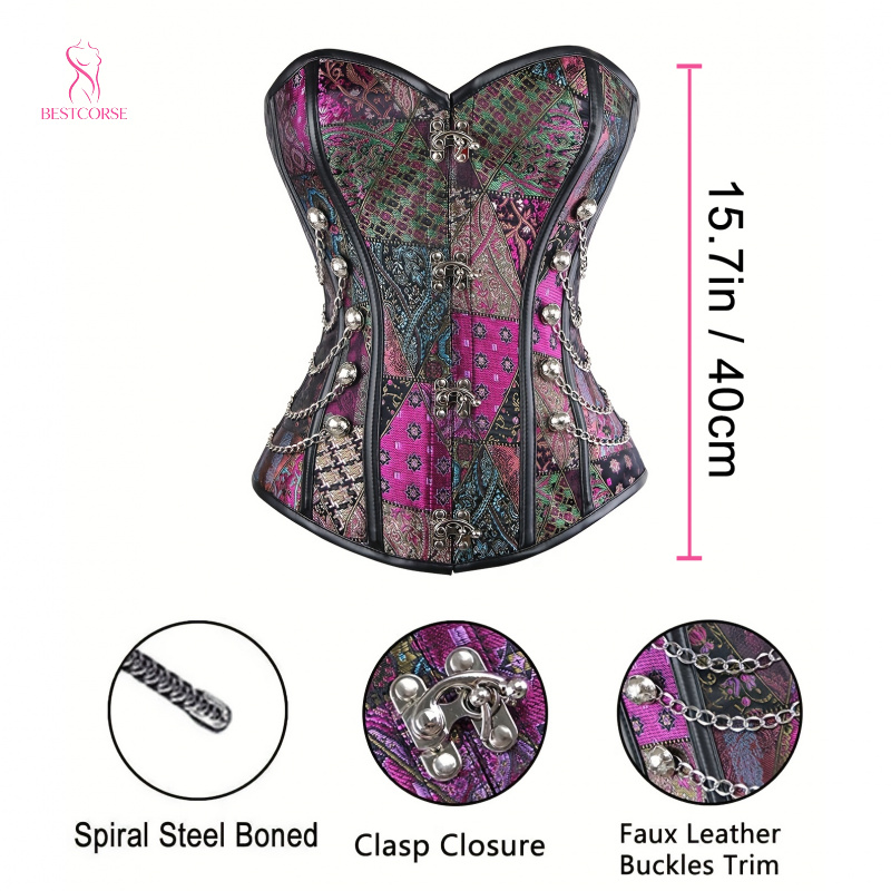 Корсетный топ в стиле стимпанк – обзор и цена Boning Corset Steel